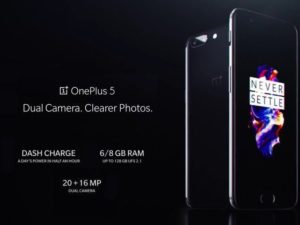 OnePlus 5 telefon