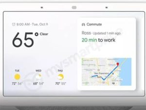 Google Home Hub s chytrým reproduktorem