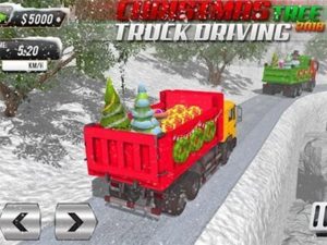 Android hra Christmas Tree Transporter Truck: Driving Games