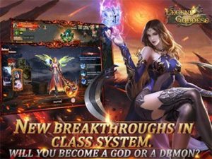 Android MMORPG hra The Legend Of Goddess