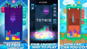 Hra na mobil Tetris