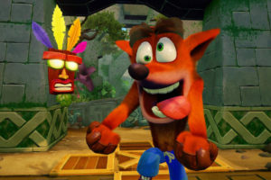 Hra na mobil Crash Bandicoot