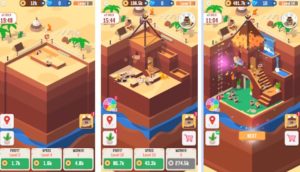 Android hra Idle Digging Tycoon