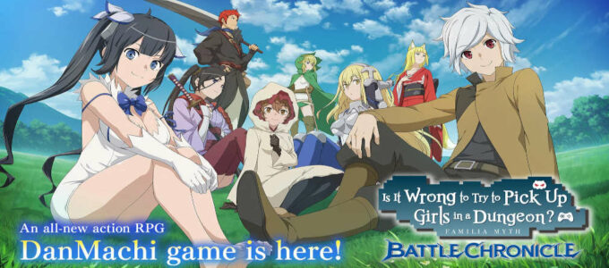 Danmachi Battle Chronicle: Výstřely RPG mobilní hry s příchodem anime série!