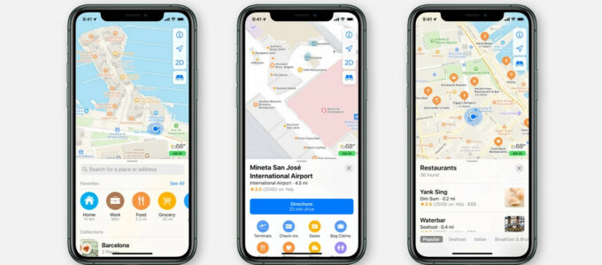 Apple Maps přidává offline mapy v iOS 17 a také novou funkci, kterou nemá Google Maps.