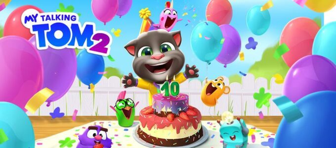Hráči My Talking Tom 2 oslavují 10. narozeniny s obrovským úspěchem!