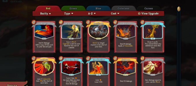 "Nová aktualizace Slay the Spire: Zkontrolován tier list pro nejlepší karty"