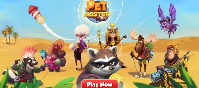 Pet Master - Denně získávejte zdarma otočení v novém hře od tvůrců Coin Master