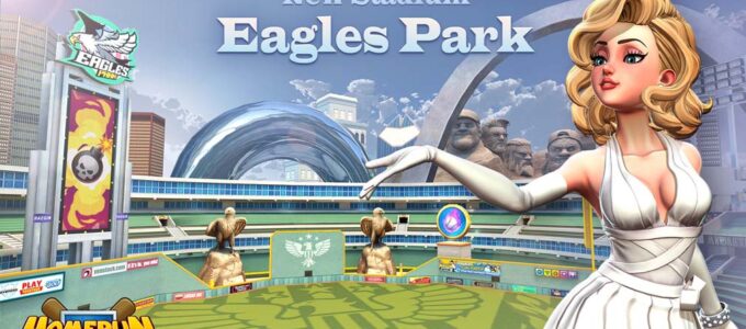 Nová aktualizace pro Homerun Clash: Přivítejte Merry Golda a nový stadion Eagles Park!