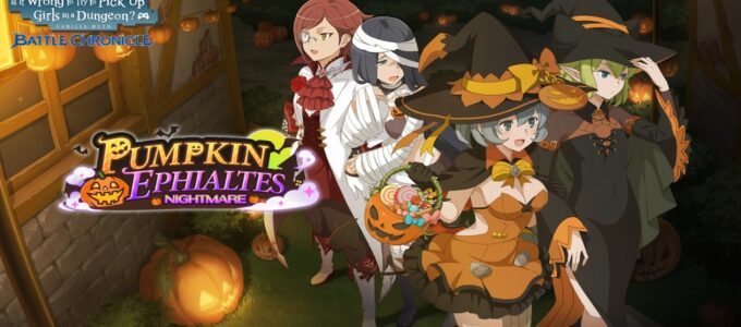 Nová aktualizace DanMachi Battle Chronicle přináší limitovanou událost na Halloween s názvem Pumpkin Ephialtes