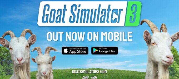 Goat Simulator 3 Mobile - Buďte kozou a páchájte zlo!