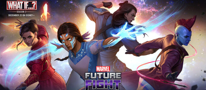 Marvel Future Fight přidává do hry obsah inspirovaný Marvel Studios seriálem Co kdyby…? druhé sezóny. Přichází nový superhrdina Kahhori a nové uniformy pro postavy Hela, Wenwu a Super Nova Nebula.