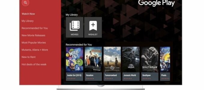 Přístup k zakoupenému obsahu po ukončení Google Play Movies & TV pro Android TV - podrobnosti