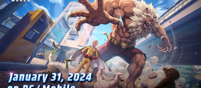 One Punch Man: World zveřejňuje specifikace zařízení a časy přednačítání, aby se připravil na oficiální spuštění