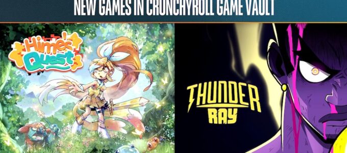 Hime a Thunder Ray přidány do sbírky her v Crunchyroll Game Vault