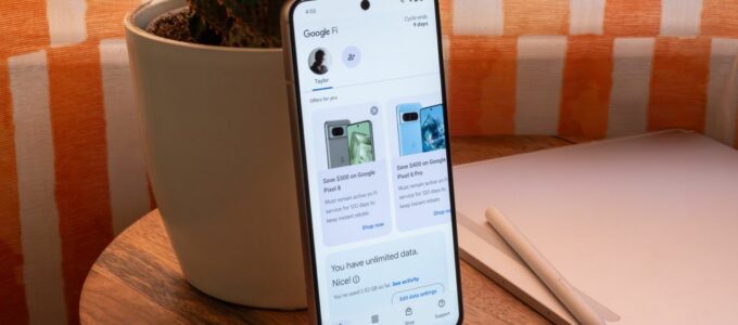 Google Fi zvyšuje ceny některých neomezených tarifů