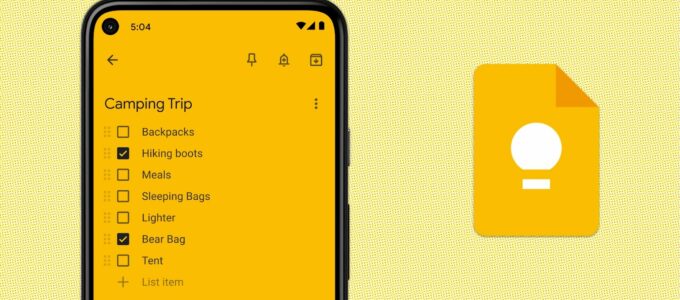 Testování nové funkce "pomoz mi vytvořit seznam" a plovoucího panelu v Google Keep.