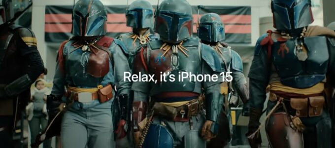 Apple vydává reklamu na iPhone 15 se motivem Star Wars