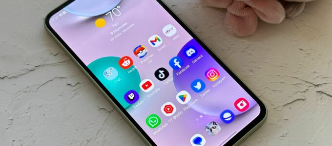 Kruh na 14. května ve svém kalendáři, pokud vlastníte střední Samsung telefon