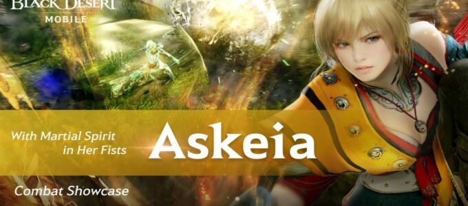 Nová bleskově rychlá třída Askeia v Black Desert Mobile