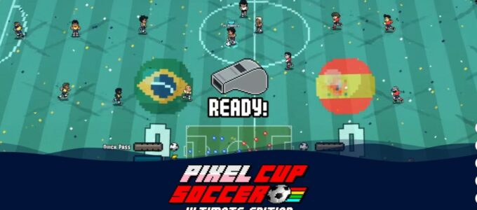 "Pixel Cup Ultimate: Retro fotbalová akce pro Android a iOS"