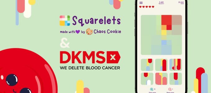 Squarelets pořádá charitativní akci na podporu osvěty o krevním rakovině pro charitu DKMS