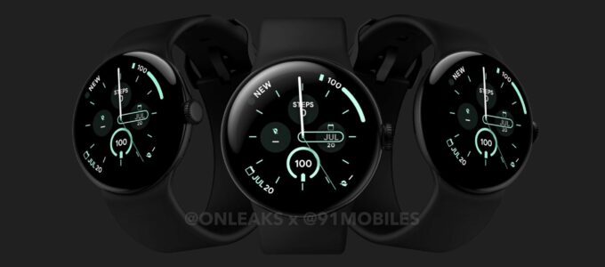 První rendery Google Pixel Watch 3 odhalují vylepšený design