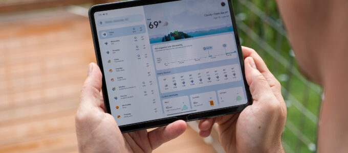 Nová aplikace počasí pro Pixel 9 od Googlu se objevuje předčasně