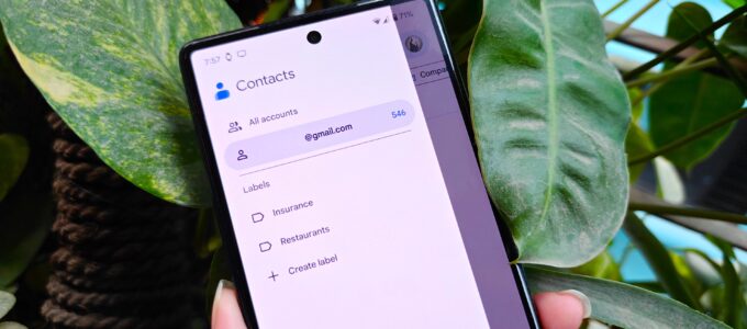 Google Contacts dostaly nový vzhled při vytváření kontaktů