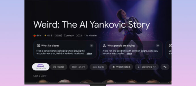 Roku Channel se více integruje s Google TV pro snadný přístup