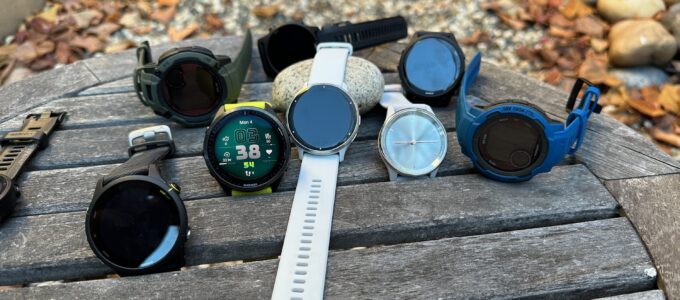 Hodinky Garmin padají a ukazují modrý trojúhelník