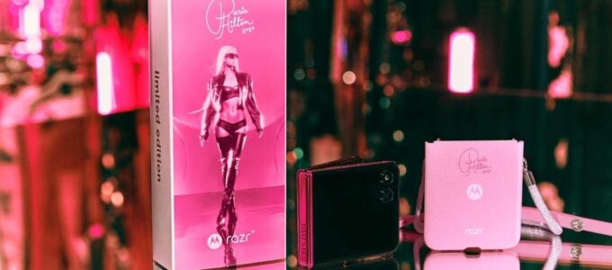 Motorola Razr Plus 2024: Nová barva ve spolupráci s Paris Hilton